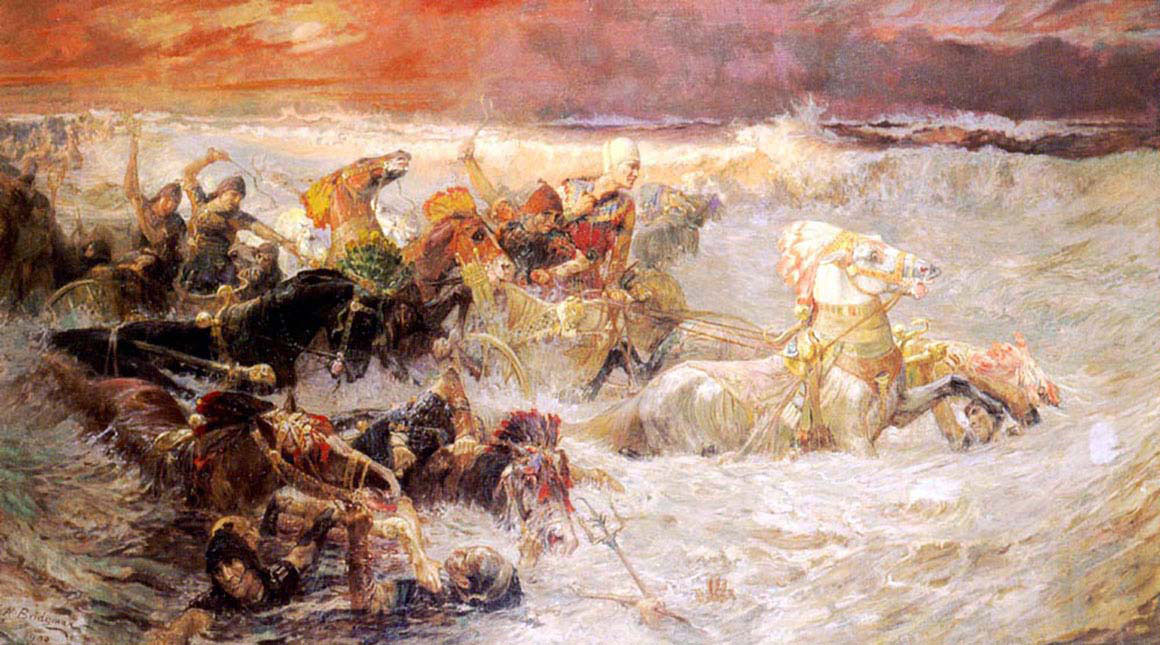 Pharaoh-s Army Engulfed by the Red Sea